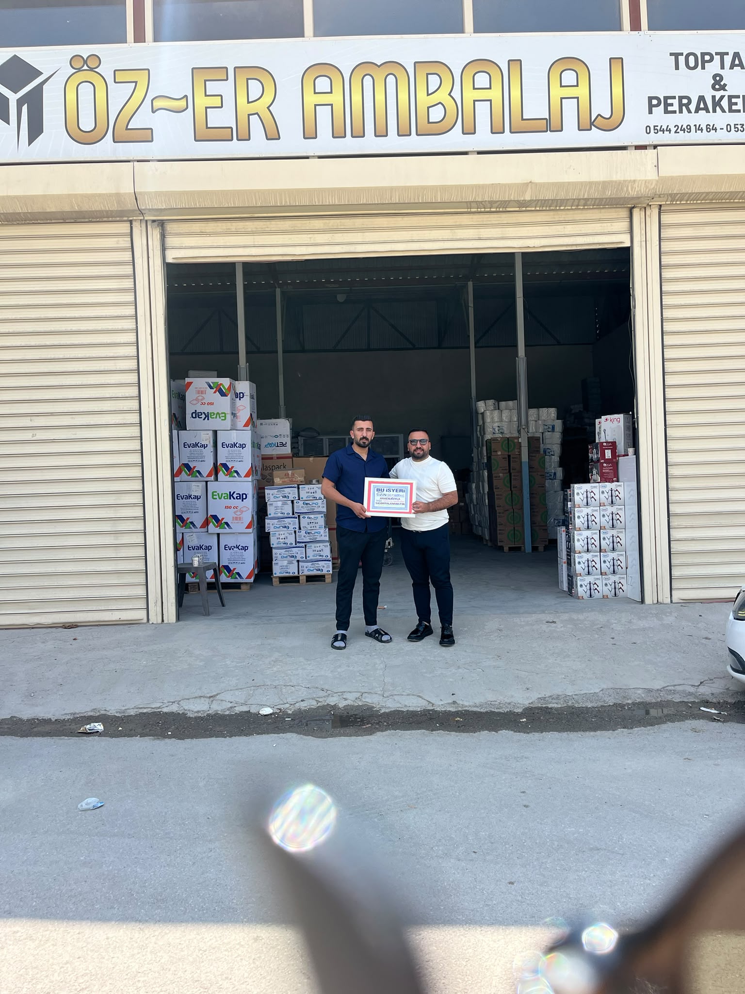 Öz-Er Ambalaj Yetkililerine, Doğa Sigorta'yı acentemiz Sizin Group Sigorta A.Ş. aracılığıyla tercih ettikleri için teşekkür eder, bol kazançlı ve bereketli işler dileriz